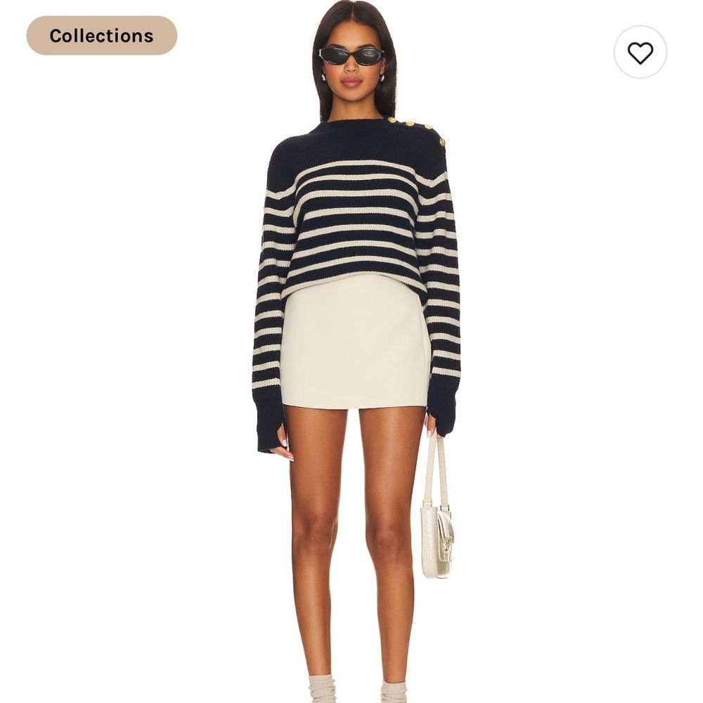 Rag & Bone Nancy Stripe Crewneck Sweater S Completely NEW